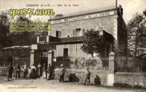 Cesson (Seine-et-Marne) - Café de la Gare
