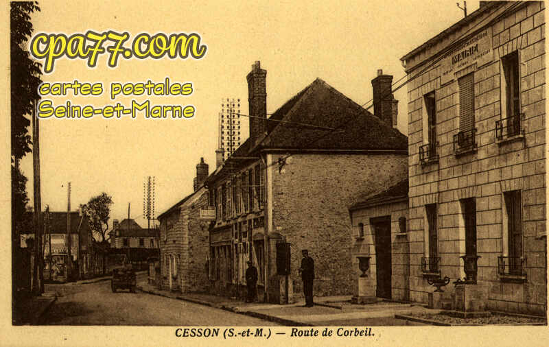 Cesson (Seine-et-Marne) - Route de Corbeil
