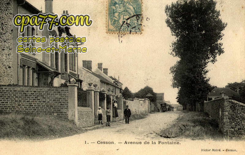 Cesson (Seine-et-Marne) - Avenue de la Fontaine
