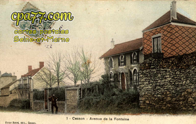 Cesson (Seine-et-Marne) - Avenue de la Fontaine