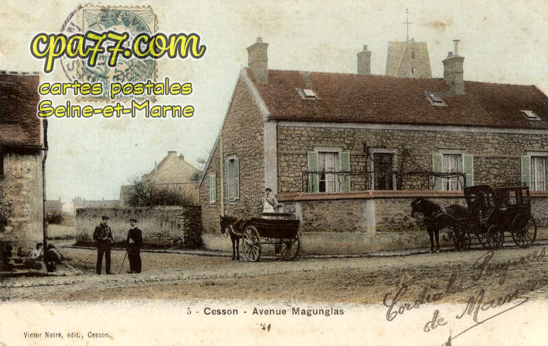 Cesson (Seine-et-Marne) - Avenue Magunglas