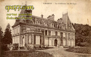 Cesson (Seine-et-Marne) - Le Château de St-Leu