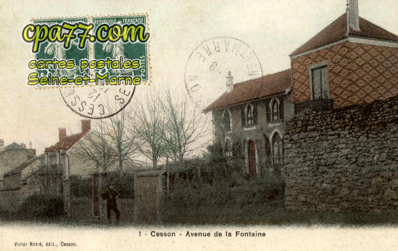Cesson (Seine-et-Marne) - Avenue de la Fontaine
