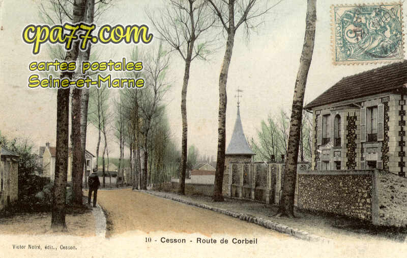 Cesson (Seine-et-Marne) - Route de Corbeil