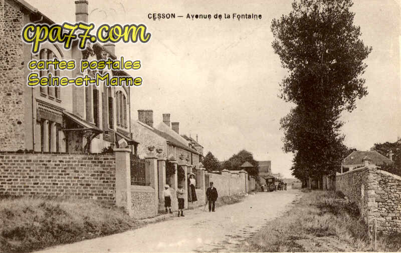 Cesson (Seine-et-Marne) - Avenue de la Fontaine