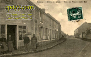 Cessoy En Montois (Seine-et-Marne) - Entrée du pays – Route de Provins (côté Est)