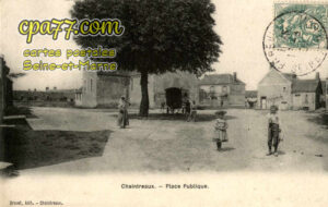 Chaintreaux (Seine-et-Marne) - Place Publique