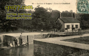 Chalifert (Seine-et-Marne) - Environs de Lagny – Ecluse de Chalifert