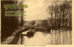 Chalifert (Seine-et-Marne) - Bassin de l’Ecluse de Chalifert