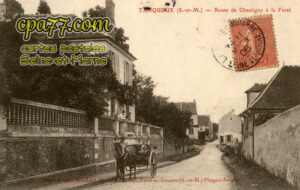 Chamigny (Seine-et-Marne) - Tanqueux – Route de chamigny à la Ferté