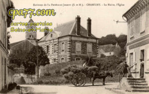 Chamigny (Seine-et-Marne) - Environs de la Ferté-Sous-Jouarre – La Mairie, l&rsquo;Eglise