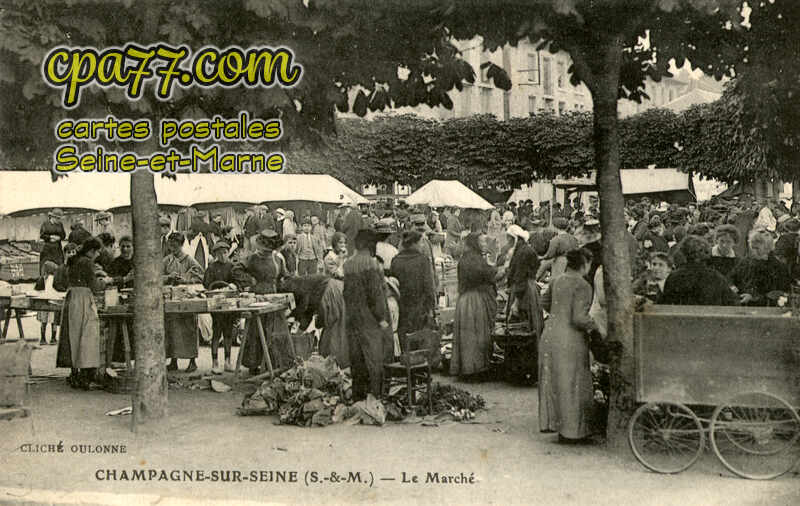 Champagne Sur Seine (Seine-et-Marne) - Le Marché