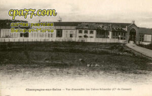 Champagne Sur Seine (Seine-et-Marne) - Vue d&rsquo;ensemble des Usines Schneider (Cie du Creusot)