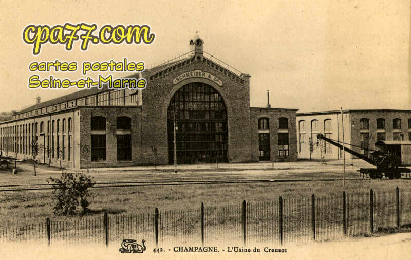 Champagne Sur Seine (Seine-et-Marne) - L&rsquo;Usine du Creusot