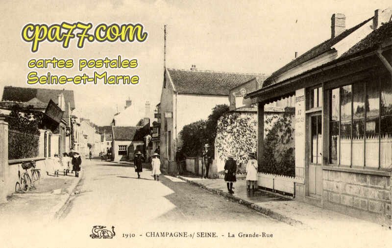 Champagne Sur Seine (Seine-et-Marne) - La Grande-Rue