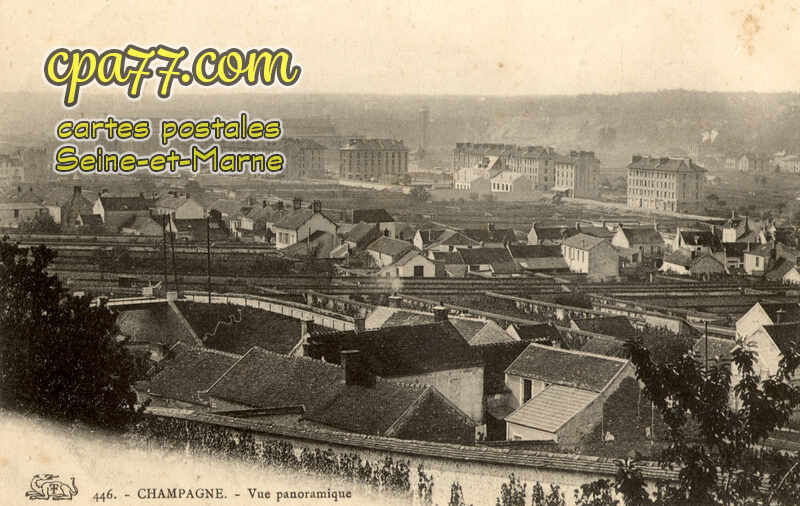 Champagne Sur Seine (Seine-et-Marne) - Vue panoramique