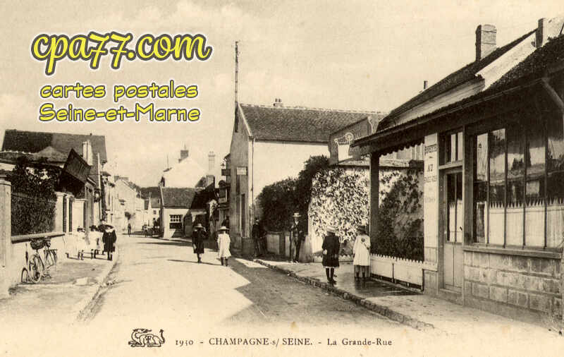 Champagne Sur Seine (Seine-et-Marne) - La Grande-Rue