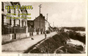 Champagne Sur Seine (Seine-et-Marne) - Le Quai de Seine