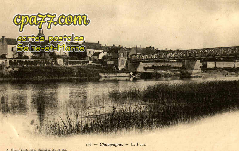 Champagne Sur Seine (Seine-et-Marne) - Le Pont