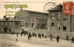 Champagne Sur Seine (Seine-et-Marne) - Sortie des Ouvriers des Usines Schneider