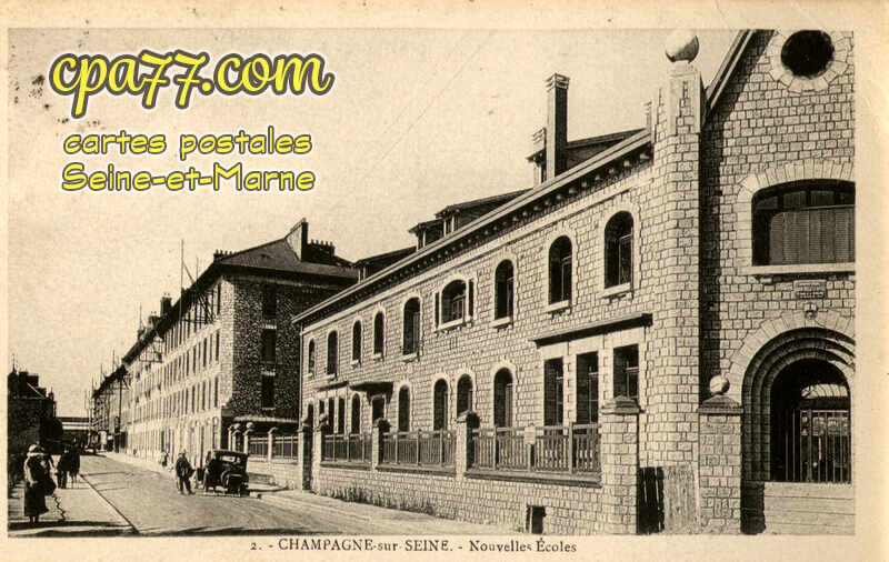 Champagne Sur Seine (Seine-et-Marne) - Nouvelles Ecoles