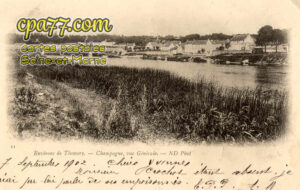 Champagne Sur Seine (Seine-et-Marne) - Environs de Thomery – Champagne, vue générale