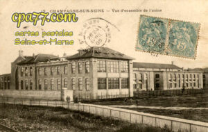 Champagne Sur Seine (Seine-et-Marne) - Vue d&rsquo;ensemble de l&rsquo;usine