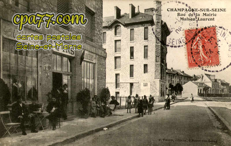 Champagne Sur Seine (Seine-et-Marne) - Rue de la Mairie – Maison Laurent