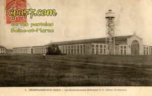 Champagne Sur Seine (Seine-et-Marne) - Les Etablissements Schneider et Cie. ((Usine du Creusot)