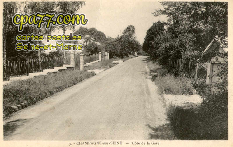Champagne Sur Seine (Seine-et-Marne) - Côté de la Gare
