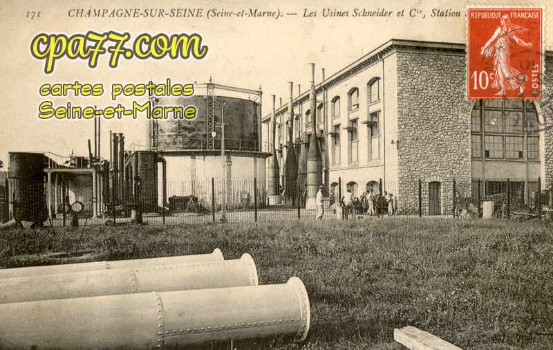 Champagne Sur Seine (Seine-et-Marne) - Les Usines Schneider et Cie