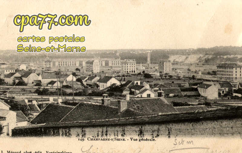 Champagne Sur Seine (Seine-et-Marne) - Vue générale