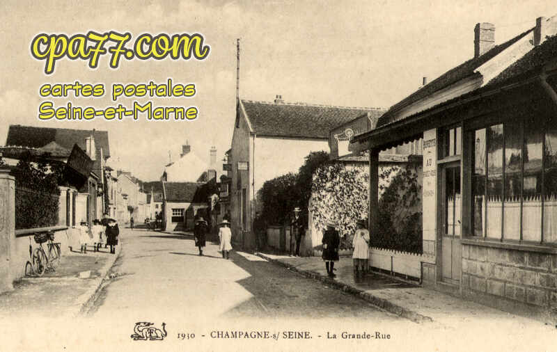 Champagne Sur Seine (Seine-et-Marne) - La Grande-Rue