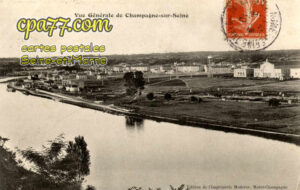 Champagne Sur Seine (Seine-et-Marne) - Vue Générale de Champagne-sur-Seine