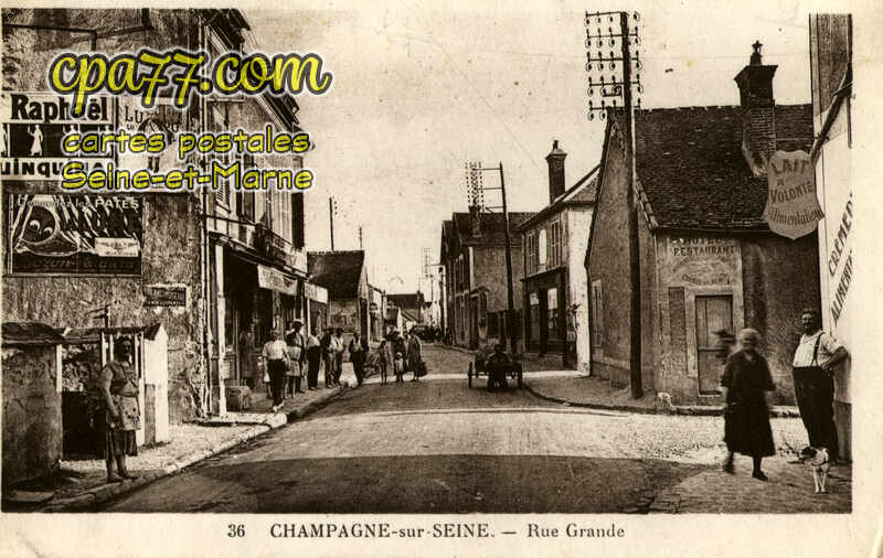 Champagne Sur Seine (Seine-et-Marne) - Rue Grande