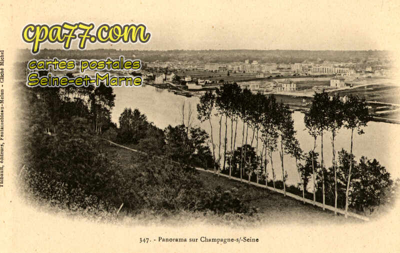 Champagne Sur Seine (Seine-et-Marne) - Panorama