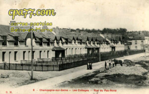 Champagne Sur Seine (Seine-et-Marne) - Les Cottages – Rue du Pas-Rond
