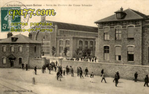 Champagne Sur Seine (Seine-et-Marne) - Sortie des Ouvriers des Usines Schneider
