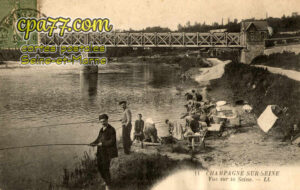 Champagne Sur Seine (Seine-et-Marne) - Vue sur la Seine