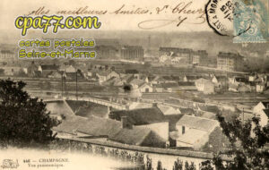 Champagne Sur Seine (Seine-et-Marne) - Vue panoramique