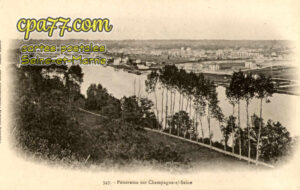 Champagne Sur Seine (Seine-et-Marne) - Panorama sur Champagne-S/-Seine