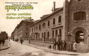Champagne Sur Seine (Seine-et-Marne) - Rue des Ecoles – Nouvelle Ecole de Garçons