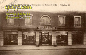 Champagne Sur Seine (Seine-et-Marne) - Maison DECHAMBRE – Téléphone 33