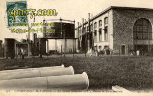 Champagne Sur Seine (Seine-et-Marne) - Les Usines Schneider et Cie, Station de Force Centrale
