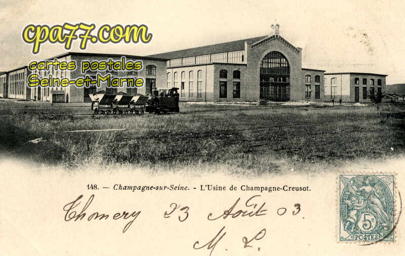Champagne Sur Seine (Seine-et-Marne) - L&rsquo;Usine de Champagne-Creusot