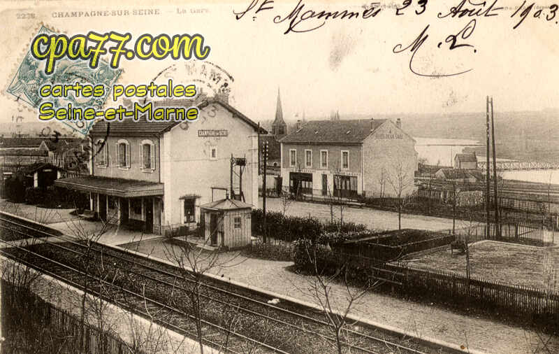 Champagne Sur Seine (Seine-et-Marne) - La Gare