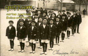 Champagne Sur Seine (Seine-et-Marne) - Carte Photo Enfants