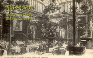 Champeaux (Seine-et-Marne) - Jardin d&rsquo;Hiver – Dîner des Théâtres