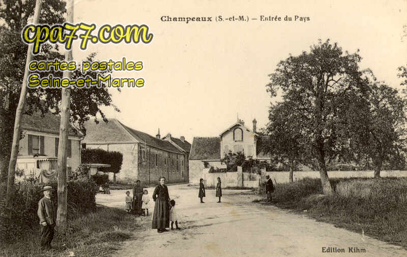 Champeaux (Seine-et-Marne) - Entrée du Pays