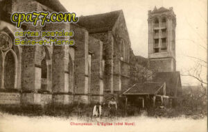 Champeaux (Seine-et-Marne) - L&rsquo;Eglise (côté Nord)